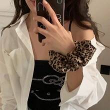 Elastice de păr pentru femei cu imprimeu leopard - Accesorii de păr, Potrivite pentru 14 ani și peste, Toamnă/Iarnă, Elastice de păr, Legătură de păr, Accesorii de păr, Suporturi pentru coadă de cal, Elastice de păr, Benzi de cauciuc pentru păr