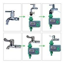 Automatic Digital Garden Watering Timer, Watering Timer, Energy Saving, Adjustable, Simple Operation, Automatic Irrigation, Watering Timer For Patio, Lawn - Green - View 3