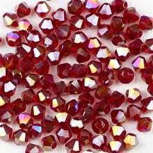 90pcs Austrian Crystal Element Bicone Beads 4mm Multicolor Faceted Glass Spacer Beads For Jewelry Making DIY Accessories Handmade Craft Beads Accessories - DIY - View 13