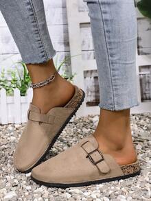 1 Pair Women's Comfortable And Versatile Classic Flats - Khaki - View 6