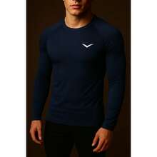 Thermal Shirt Second Skin T-Shirt UV Protection Compression Cold Heat Men's Blouse