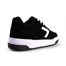 Elden Casual Street Skate Original Men's Sneakers Comfortable And Durable ED1456 + Socks - Đen và trắng - Xem 3