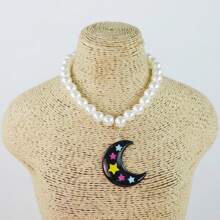 Colliers élastiques pour animaux de compagnie (chats et chiens) de petite et moyenne taille avec des décorations de diamants, arcs, étoiles, lune et perles. Accessoires décoratifs magnifiques pour chiots et chatons