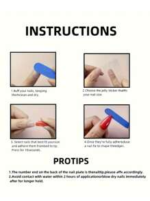 24 Pcs Matte Blue Seashell Design Short Square Nail Art False Nails, With Nail File, Upgrade Your Look