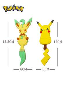 pokemon Creative Cartoon Anime Pokemon Non-Marking Adhesive Hanger Hooks, Flexible Soft Gel Pikachu Style