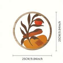 4pcs Bohemian Style Wooden Wall Decor - Ideal For Bedroom, Living Room And Cafe Holiday Atmosphere