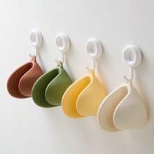 2PCS Kitchen Oven Mitts Silicone Heat Insulation Gloves Clip Thicken Baking Silicone Oven Mitts Anti-Slip Grips Bowl Pot Clips