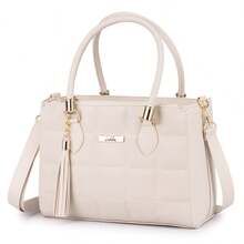 Elegant Women's Bag With Adjustable Shoulder Strap - Ngà - Xem 2