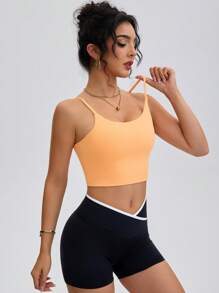 Top Esportivo Feminino, Sutiã Esportivo para Atividades Ao Ar Livre, Lazer, Corrida, Fitness, Pilates
