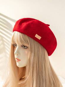 1pc Women's Rhinestone Embellished Beret Hat, Adjustable Sun Protection Casual Hat For Outdoor Activities Like Spring/Autumn Travel, Beach Vacation, Also Suitable For Young Men, Y2K Style - Bailey - View 9