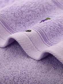 Toalha pequena de 1/4 peças, estampa de frutas bordadas, 9,84 x 19,68 polegadas, várias cores, toalha de rosto/mão, absorvente e de secagem rápida, unissex, adequada para banheiro, escola, cozinha, presente de feriado, viagem e uso externo. Toalhas de banho para salão de beleza, esportes de hotel, itens essenciais para casa, toalha, cuidados com a pele. - Multicolorido - Ver 10