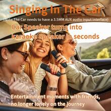 KZ DS-K1 Karaoke Companion Wireless Microphone Bluetooth 5.3 Wireless Moving-Coil Microphones KTV DSP Mixer System 3.5MM AUX Type-C Amplifier Host HIFI Stereo Surround For Wired Speaker/Car Kit/PC/TV/Projector/Phone