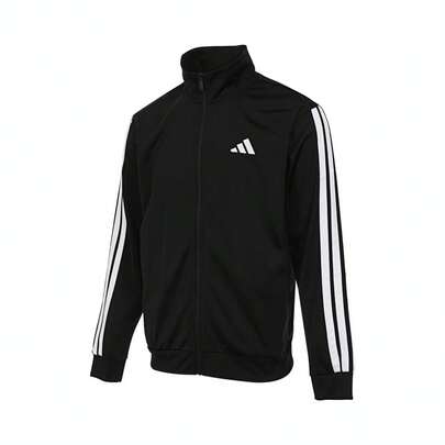 Adidas Men's M 3S TR TT Jacket Knitted Hooded Jacket JI8816