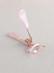 Rose Gold Transparent Handle Eyelash Curler, Jelly Texture Eyelash Curler,Makeup,Cheap,Room Decor,Vanity,Travel,Bedroom,Makeup Accessories,Eyelash Curler