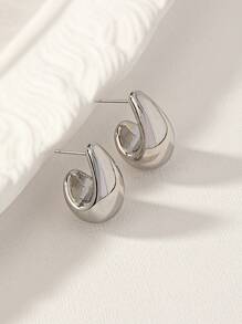 1 Pair Minimalist Fashion Earrings, Suitable For Everyday Wear