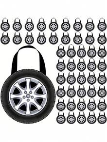 6/12/18pcs, Racing Wheel Hub Design Non-Woven Tote Bag - Sturdy, Durable And Reusable, Suitable For Birthday Parties, Candy Gift Packaging And Snack Bags - Motorcycle Themed Party Supplies, Lightweight Material - Nhiều màu - Xem 1