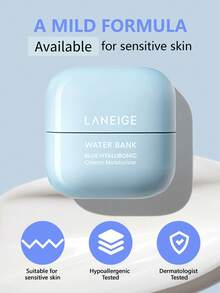 Laneige K-Beauty 50ml 水岸蓝色透明质酸保湿霜，适合干燥和暗沉的皮肤，温和配方，敏感肌肤友好，多肽，绿茶酶，保湿，改善皮肤紧致度，平滑，保湿，敏感肌肤测试 - 50ml - 查看 3