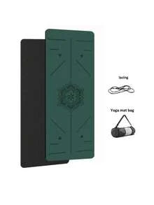 Yoga Mat Non-Slip, Pilates Fitness Mat, 0.6 Cm Thick Women's Yoga Mat, Exercise Mat For Home Exercise With Straps And Storage Bag - Multicolor - View 13