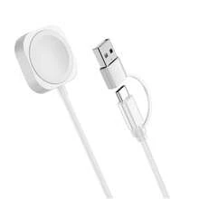 USB C Wireless Magnetic Watch Charger 5W Fast Charging Cable Compatible With Samsung Galaxy Watch 7 6 5 4 3 2