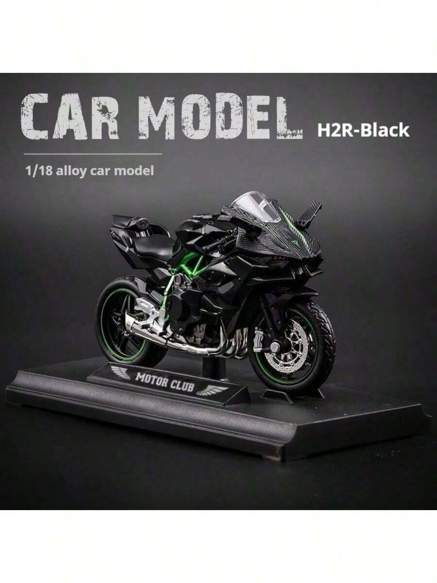 1:18 Scale Motorcycle Model, Kawasaki, Ducati Street/Racing Bike, Realistic Figurine, Upgraded Larger Size - Upgraded Heavier - Toy Motorcycle - Metal Material - Birthday Gift - Perfect Gift - Perfect Present - Toy - Multicolor - View 1