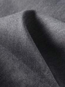 女式高品质 TR 斜纹布学院风双排扣长袖西装外套和百褶迷你裙套装 - 灰色 - 查看 7