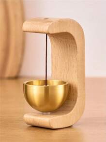 1-3 piezas Campanas de viento de estilo vintage de aleación de cobre para interiores, con cinta adhesiva resistente, reloj colgante de metal, campana de alarma de entrada y campanas colgantes decorativas