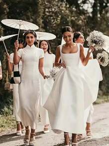 1 pieza Paraguas en blanco de papel encerado para mayoristas, paraguas blanco DIY para pintar a mano, paraguas de boda, paraguas de graffiti