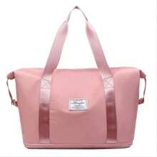 Unisex Large-Capacity Sports And Fitness Bag That Can Be Sleeved On A Trolley Rod, Suitable For Travel And Boarding. It Is Wear-Resistant, Practical, And A Carry-On Luggage Bag.