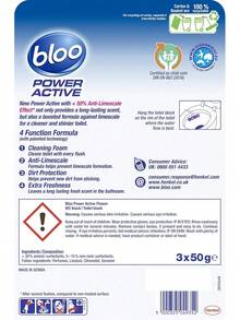 Bloo Power Active Toilet Rim Block Fresh Flowers, With Anti-Limescale, Cleaning Foam, Dirt Protection And Extra Freshness - Pack Of 3 Rimblocks - 2 Count (Pack Of 3) - View 9