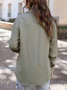 Women's Casual Jacket Denim Jacket, Suitable For All Seasons, Suitable For Daily Outings, Shopping, Dates, Parties, Holidays, Dances/Banquets - Xám - Xem 2