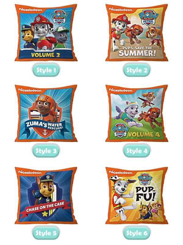 Paw Patrol Paw Patrol Pillowcase (Without Pillow Core), Dog Patrol Cushion Cover, Home Sofa Decoration Cushion, Car Waist Pillow, Paw Patrol Pillowcase (Without Pillow Core), Decorative Pendant
