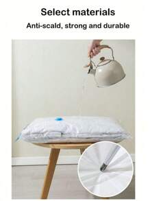 5 peças/1 peça Sacos de Armazenamento a Vácuo com Zíper, Sacos de Compressão a Vácuo, Sacos de Armazenamento a Vácuo com Zíper, Sacos de Bagagem Economizadores de Espaço, Sacos de Compressão para Viagem, Sacos de Armazenamento de Roupas Dobráveis, Sacos de Armazenamento e Organização de Roupas, Adequados para Roupas, Edredons, Armários - 75% de Economia de Espaço, Sacos de Armazenamento à Prova de Umidade e Traças, Economizadores de Espaço, Roupas de Inverno e Cama