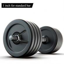 Barbell Clamps Dumbbell Spring Clip Circlip Collars 1 Inch Weight Bars Clips Fitness Weightlifting Lock Buckle 1 Inch For Standard Bar Barbell Strength Training Gym Accessory - 1 - 查看 8