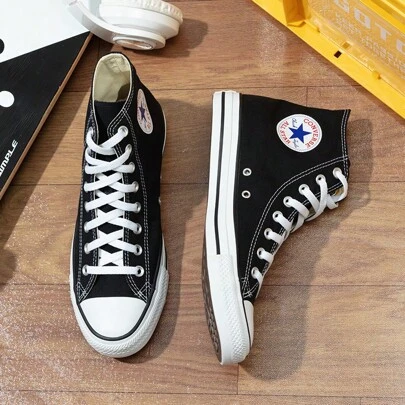 Converse 2026 New All Star Classic Evergreen High-Top Canvas Shoes, Unisex Student Casual Sneakers