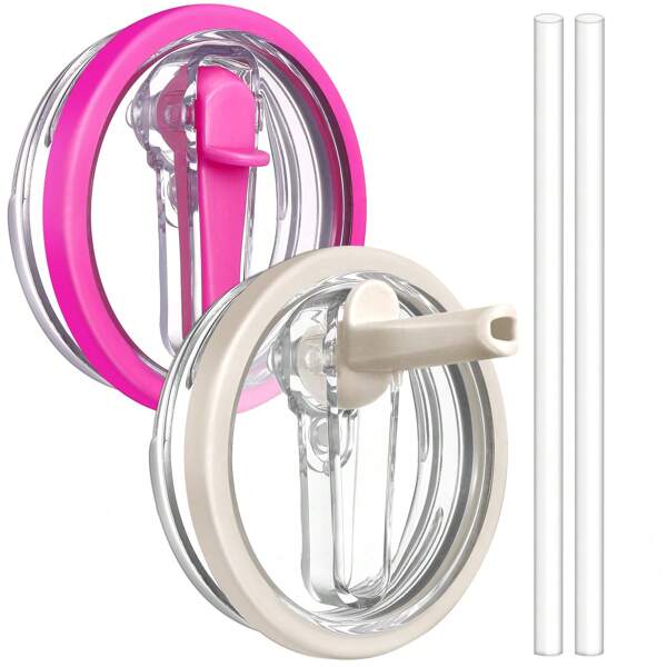 1PC Upgrade 40OZ Cup Lid Compatible With Stanley ,Reusable Flip Straw Leak Proof Lid,Spill Proof Splash Resistant Tumbler Lids For 40 OZ Stanley Cup Accessories