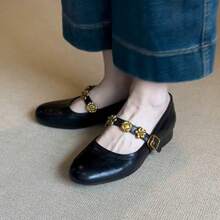 Women Pumps - 酒紅色 - 查看 6