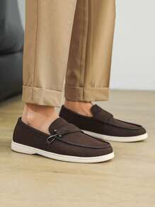 Men's Loafers, Summer New Non-Slip Wear-Resistant Flat Comfortable Slip-On Shoes, Outdoor Casual Driving Shoes Large Size Breathable Moccasins, Fashion Luxury Deodorizing Canvas Sneakers, Colorblock Casual Boat Shoes, All Season Straw-Sole Slouchy Shoes