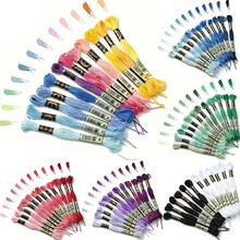 12pcs/Set 8m Embroidery Threads Floss For Cross Stitch Threads Friendship Bracelets Crafts