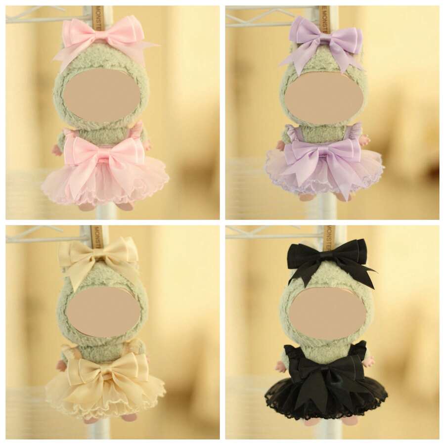 1pc Dress Only (No Doll), Suitable For 1st, 2nd, 3rd Generation Doll Wear, Tulle Skirt Costume Outfit - Multicolor - View 1