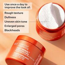 Almohadillas exfoliantes diarias de revelación avanzada StriVectin, visiblemente alisan y iluminan la piel, reducen los puntos negros, 60 unidades