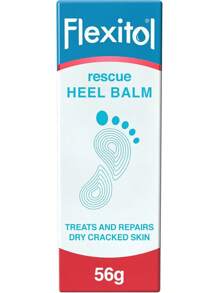 Flexitol Rescue Heel Balm - Foot Visible Results In 1 Day - Cracked Heels And Very Dry Feet - 25 Percent Urea Intense Hydration - Clinically Proven - Suitable Diabetics - 56g