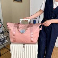 Unisex Large-Capacity Sports And Fitness Bag That Can Be Sleeved On A Trolley Rod, Suitable For Travel And Boarding. It Is Wear-Resistant, Practical, And A Carry-On Luggage Bag.