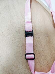 1 Peça Gravata Elegante com Laço de Pérolas Feita à Mão para Mulheres, Adequada para Eventos de Negócios, Atividades de Recepção, Transporte, Uniforme Escolar e Mais