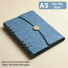 100 Sheets A5 Loose Leaf Notebook Notepad For Office And Daily Use, School Supplies, Back To School - Multicolor - View 10