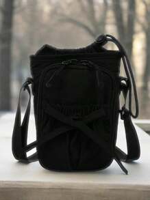 Crossbody Bag For Men, Versatile, Lightweight, Sports And Leisure, Water Bucket Bag, Neutral And Fashionable Water Bottle Bag, Commuting Bag, Cycling Bag, Simple Shoulder Bag, Mobile Phone Bag Side Bag