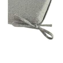 18x48x2.5 Inch Premium Gray Outdoor Bench Cushion, Durable Foam Core Support + Tie Down Securement Design, Waterproof Fabric Soap And Water Cleanable, 2.5 Inch Thickened To Enhance Outdoor Seating Comfort, Patio, Deck Adaptable, Local Quick Delivery!