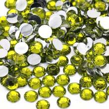 1000pcs Flat Back Resin Rhinestones, Resin Crystals, Round Flat Bottom Resin Gems, For Accessories, Shoes, Clothes, Cosmetics, Bags, Handmade DIY Art Decorations
