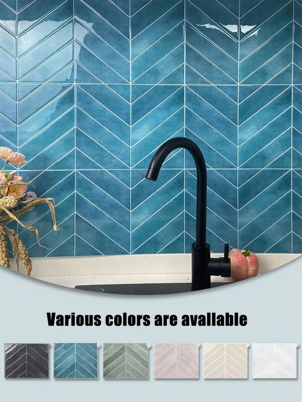 1/10 /20PCS Waterproof Modern Geometric Herringbone Pattern 3D Textured Wall Panels DIY Tiles,Modern Honeycomb Wall Decals,Removable Self Adhesive Wall Tile Sticker Kitchen Bathroom Backsplash For Festival Layout