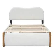 Bed Frames - White + Plush + 140cm*200cm - View 8