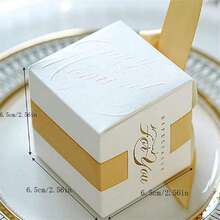 10PCs Elegant Small Gift Box With Multiple Colors To Choose From, European Retro Style, Suitable For Weddings, Christmas, Halloween, Birthdays, Parties, Dress Up Events, Used To Hold Wedding Candies, Small Gifts, Chocolates, Small Ornaments, As Halloween Holiday Gifts And Graduation Gifts For Family And Friends - Multicolor - View 11